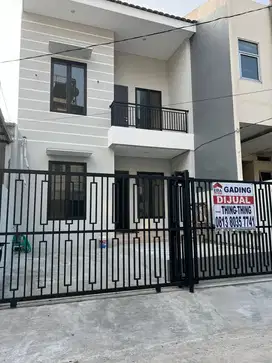Ss2889- Dijual Cepat    Rumah Brand New Minimalis 6x17 di Gading Elok