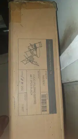 1 set kursi meja lipat