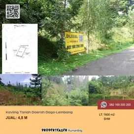 DIJUAL  Tanah DAGO ATAS MEKARWANGI - VIEW HIJAU
