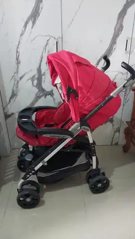 STROLLER BABYELLE POLARIS MERAH