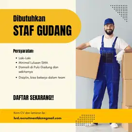 LOWONGAN KERJA STAFF GUDANG