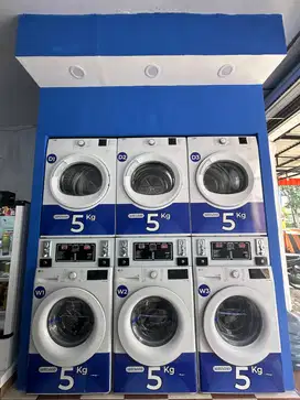 PAKET USAHA LAUNDRY KOIN MINI 3 STACK
