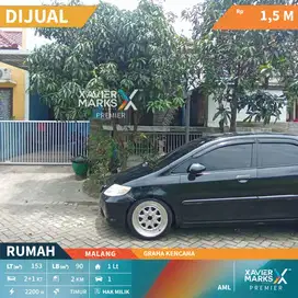 Dijual Rumah Selangkah dari Exit Tol di Graha Kencana Malang