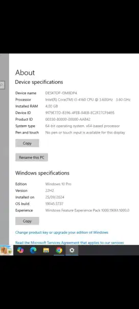 Di jual komputer core i3-4160