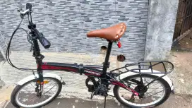 Sepeda lipat UK 20 Pasific siap pakai cijantung jakarta timur