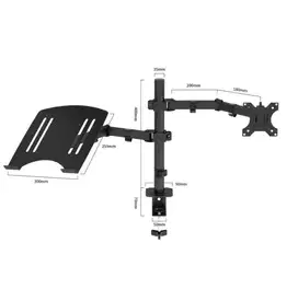 Stand Monitor + Stand Laptop