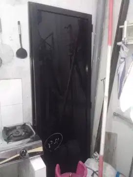 Pintu alumunium ( kaca riben)