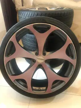 VELG VENERDI R 22 + 4 BAN FALKEN EKS ALPHARD