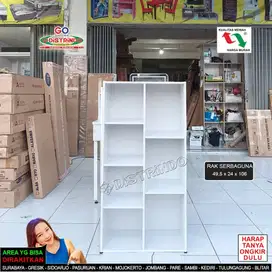 DISTRINDO Rak Serbguna 7Ruang Minimalis Cocok Untuk Pajangan
