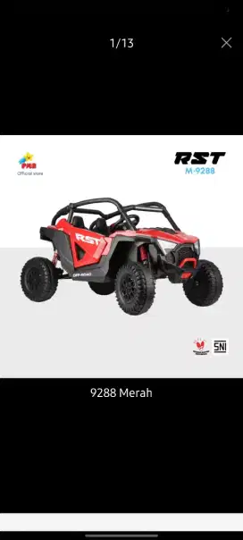 Mainan mobil aki anak model off road, bisa dengan remot dan manual