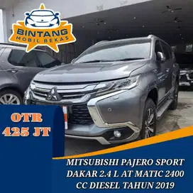 MITSUBISHI PAJERO SPORT DAKAR AT 2.4 L MATIC 2400 CC DIESEL TAHUN 2019