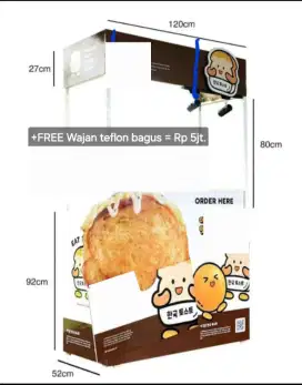 ROMBONG BOOTH BAGUS FREE WAJAN