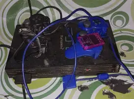 Ps 2 fat matrix hdd internal + memori dan 2 stik