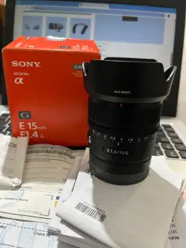 Sony E 15mm F1.4 G SEL15F14G