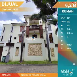 Dijual Rumah Mewah 3 Lantai Posisi Hook di Permata Jingga Suhat Malang