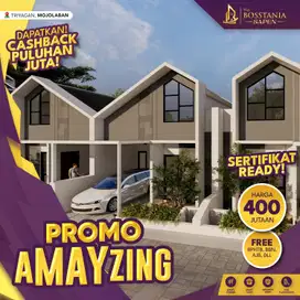 Rumah Mewah Satu Lantai, Dekat UNS, Desain Modern Mulai 400 Jutaan!