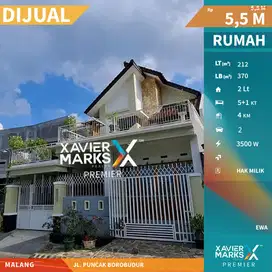 Dijual Rumah 2 Lantai Terawat di Griyashanta Suhat Malang