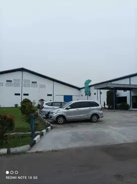 ex pabrik luas 5,5ha di kawasan industri cikande