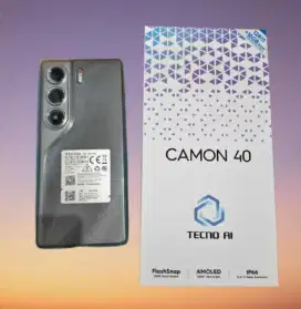 Tecno Camon 40 8/256GB 4G Mulus Lengkap