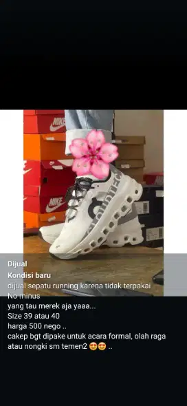 Dijual aja sepatu oc original