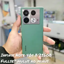 Infinix Note 40s 8/256GB fullset mulus no minus garansi panjang