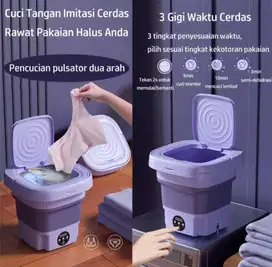 Mesin Cuci Portable Lipat – Praktis untuk Kost/Travel – Kondisi Bagus