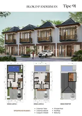 VILLA VIEW PEGUNUNGAN DAN KOTA BATU// DEKAT ALUN - ALUN KOTA BATU