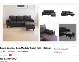 Cicilan sofa mudah dengan aeon fast tenor hingga 24 bulan