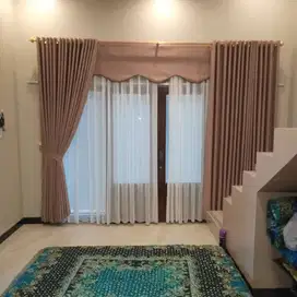 Dijual Tirai Gorden Jendela Gordyn Mewah Hordeng Model Terbaru Murah