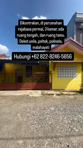 Disewakan Rumah 3 kamar