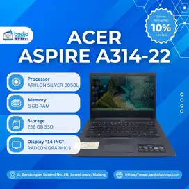 LAPTOP ACER ASPIRE A314-22 TERJANGKAU DI MALANG