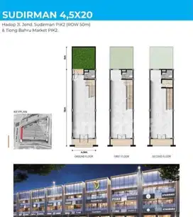 Dijual Ruko Mega Kuningan Sudirman Uk 4,5x20 di Pik2