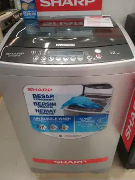 Kredit mesin cuci Sharp 12kg