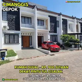 Rumah Strategis 2 Lantai 5 Menit Ke Pintu Tol Cisalak Cimanggis Depok