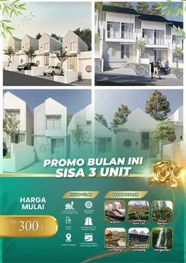 Rumah 300 jutaan di Cihanjuang Hanya 100 meter dari Jalan Utama