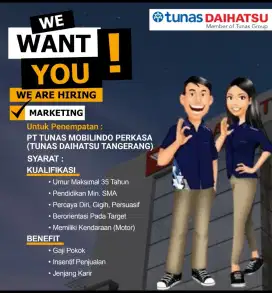 Di butuh kan segera marketing mobil daihatsu