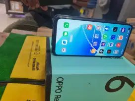 Oppo reno 6 ram 8 /128 gb mulus lengkap normal