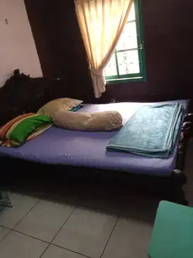 1 Tempat Tidur Ukir Jepara Bonus Lemari