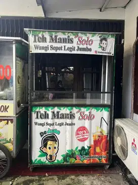PAKET LENGKAP GEROBAK TEH SOLO