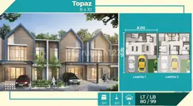 Dijual Rumah Cluster Denver Boulevard Uk 8x10 Type Topaz