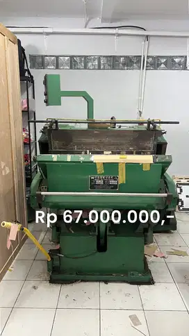 MESIN POND/CREASING/DIE CUTTING MACHINE SECOND (Rp 67.000.000,-)