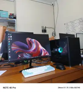 PC gaming editing gen 10 vga gtx 1060 ram 16gb  second bekas seken