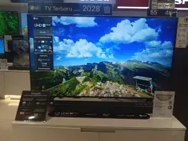 cicilan LED SMART TV 4K 55 extra discount 5%