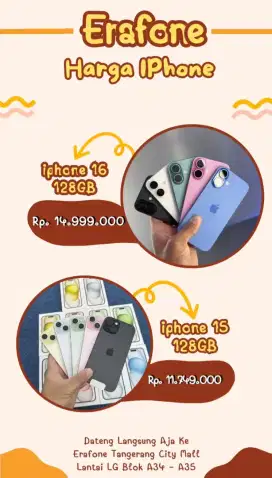 iPhone 15 128GB Credit Tanpa DP