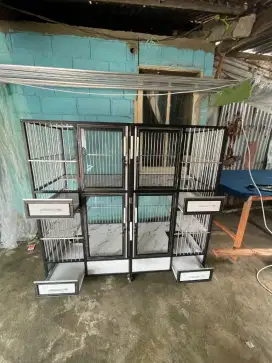 Kandang kucing aluminium