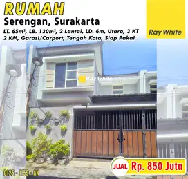 Dijual Rumah Bagus 2 Lantai Siap Huni Lokasi Serengan Tengah Kota Solo