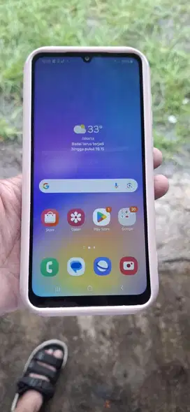 Samsung Galaxy A05 4/64GB - Silver Dijual karena tidak terpakai