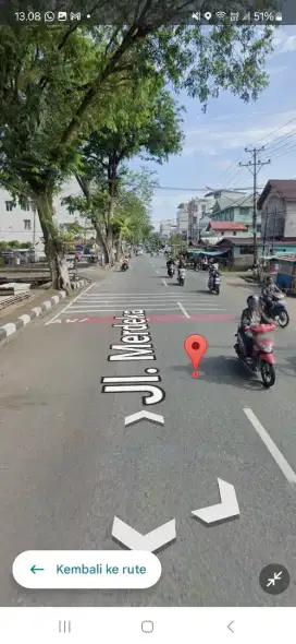 Tanah tepi jalan merdeka lokasi strategis