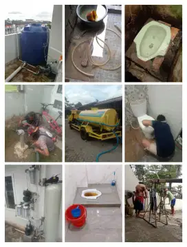 JASA TUKANG WC TUMPAT SEDOT SAPSITANK SALURAN AIR WASTAFEL SANYO DLL
