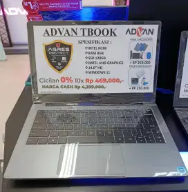 Cicilan Laptop ADVAN TBOOK tanpa kartu credit